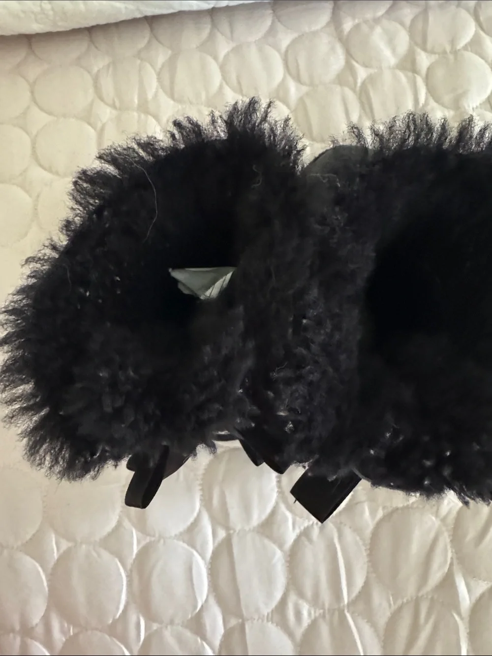 UGG Black Bailey Bow Shearling Boots